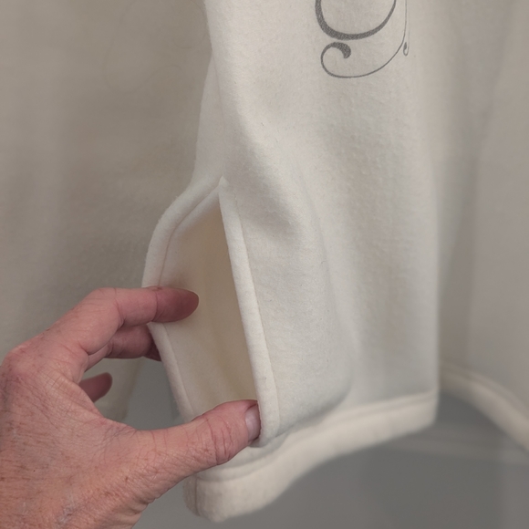 ❄️ Alfred Dunner Snowflake Embellished Fleece Sweater PM Petite Medium - Picture 8 of 15